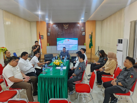 Foto: Saat Rapat Koordinasi berlangsung 