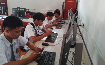 Foto Peserta P2P Mengikuti Pembelajaran Audio Visual