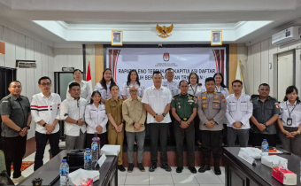 Foto Bawaslu Minahasa Utara Mengikuti Rapat Pleno Terbuka PDPB